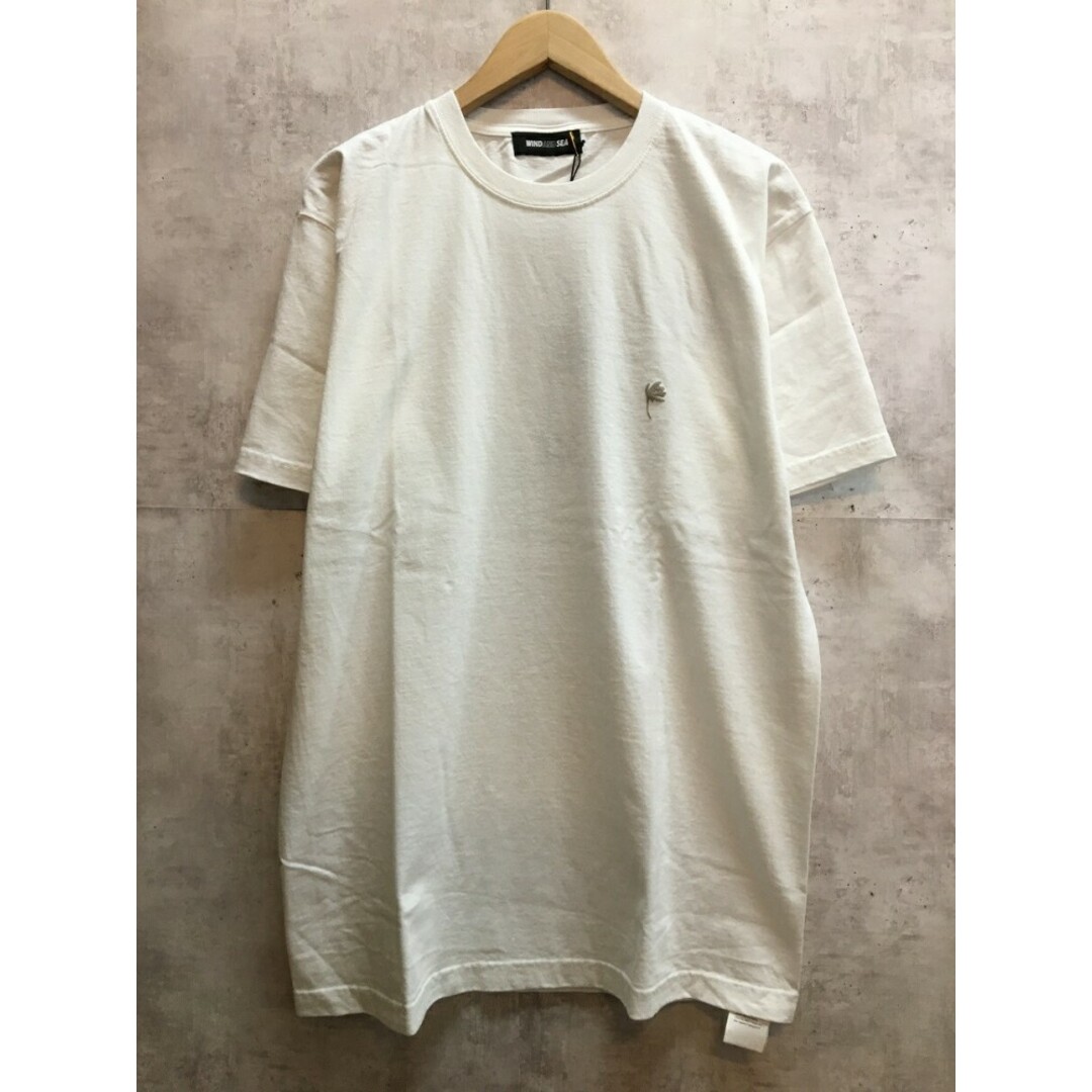 約22cmNWIND AND SEA RON LOUIS RETRO BROWN TEE ウィンダンシー ロンルイス レトロブラウン Tシャツ WHITE【004】