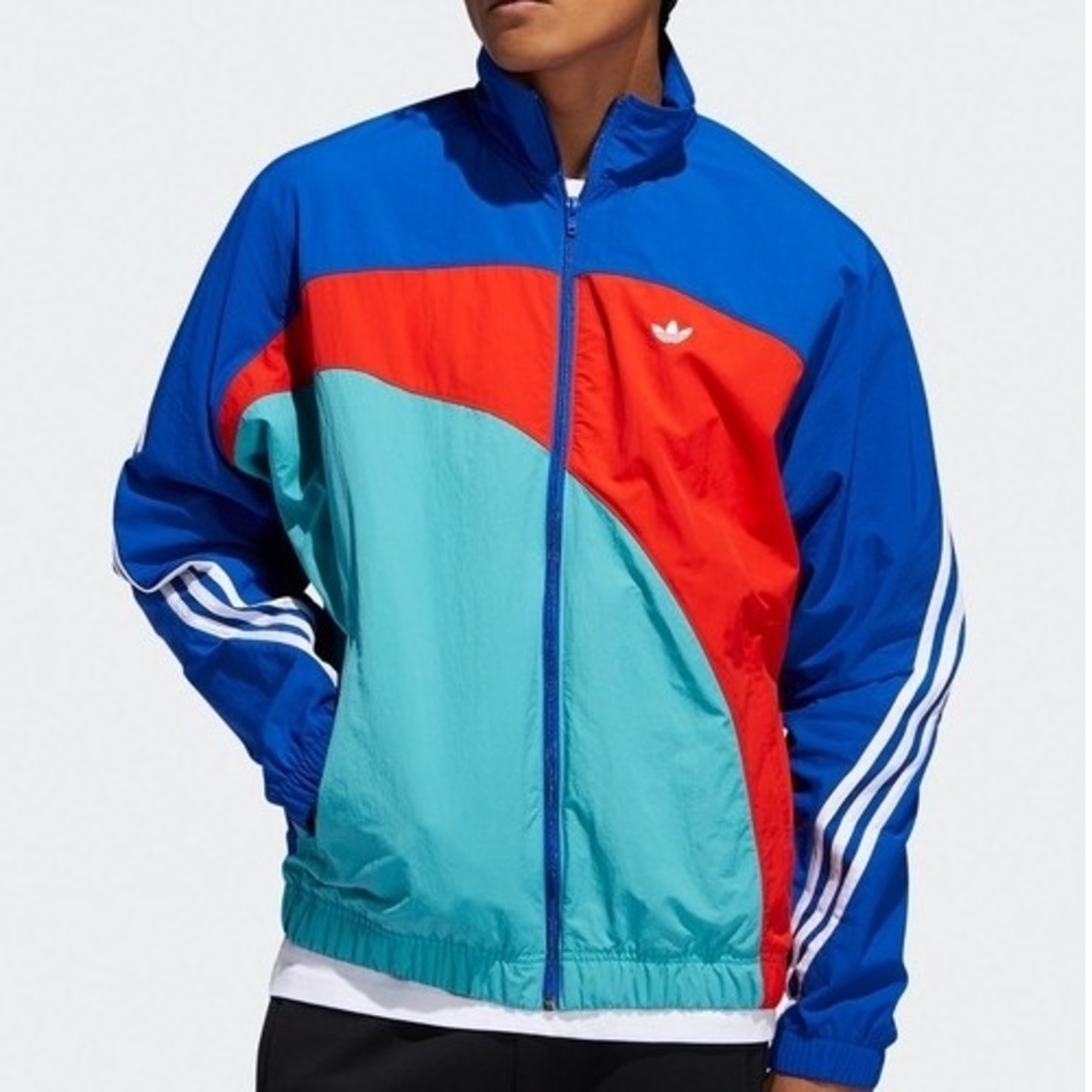 adidas(アディダス)の【大人気！配色切替】adidas★トラックジャケット★スポーツウェア★S メンズのジャケット/アウター(ナイロンジャケット)の商品写真