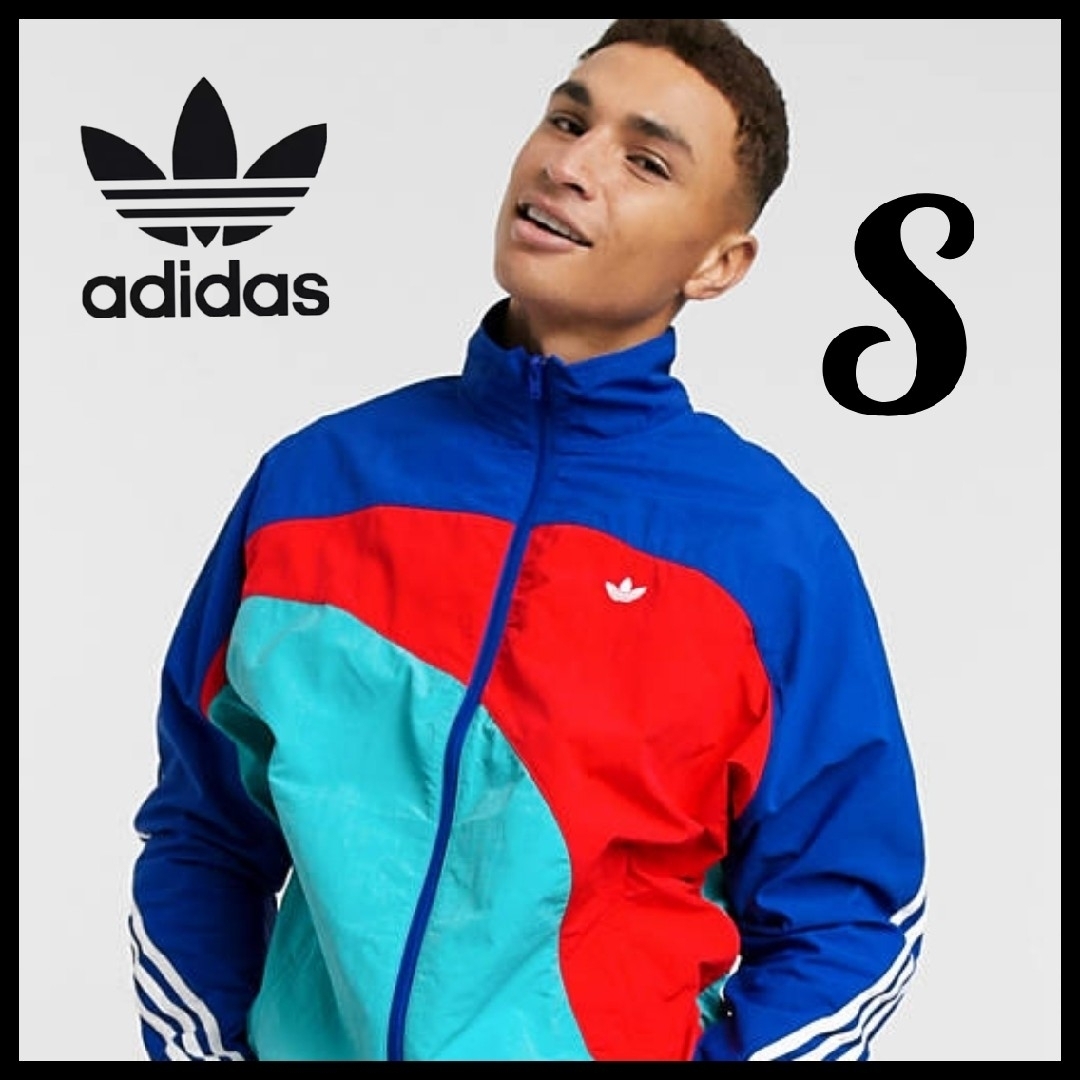 【大人気！配色切替】adidas★トラックジャケット★スポーツウェア★S