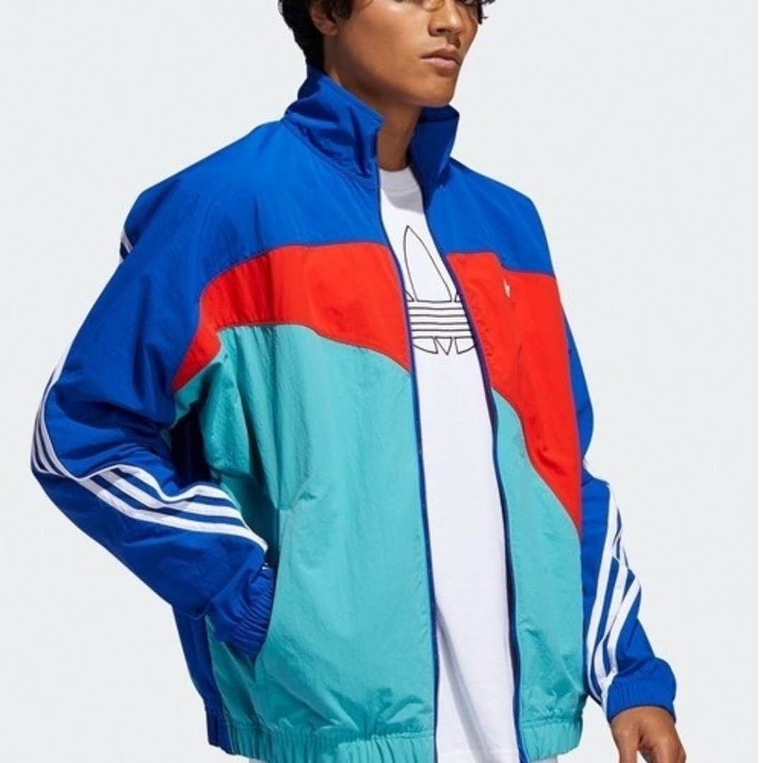 adidas(アディダス)の【大人気！配色切替】adidas★トラックジャケット★スポーツウェア★S メンズのジャケット/アウター(ナイロンジャケット)の商品写真