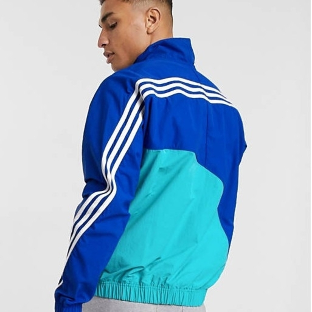 adidas(アディダス)の【大人気！配色切替】adidas★トラックジャケット★スポーツウェア★S メンズのジャケット/アウター(ナイロンジャケット)の商品写真