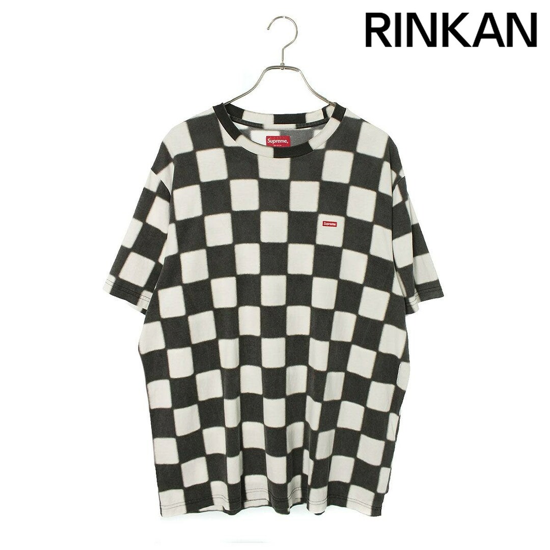 Supreme 2020SS Small Box Tee Checkerboard シュプリーム スモールボックスTシャツ チェッカーボード 半袖カットソー ボックスロゴ ブラック×ホワイト サイズS【220824】【新古品】【me04】