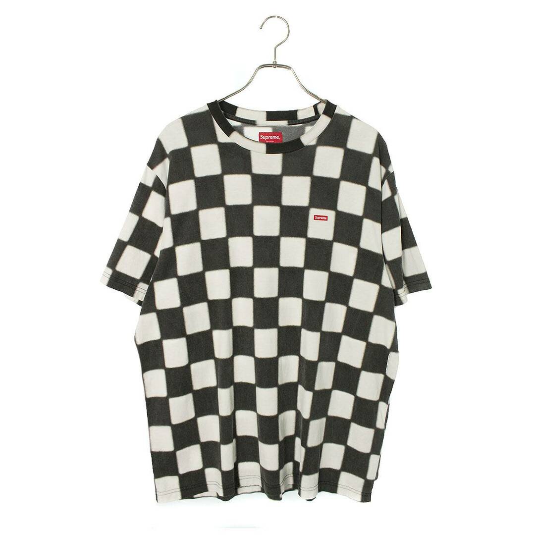 Supreme 2020SS Small Box Tee Checkerboard シュプリーム スモールボックスTシャツ チェッカーボード 半袖カットソー ボックスロゴ ブラック×ホワイト サイズS【220824】【新古品】【me04】