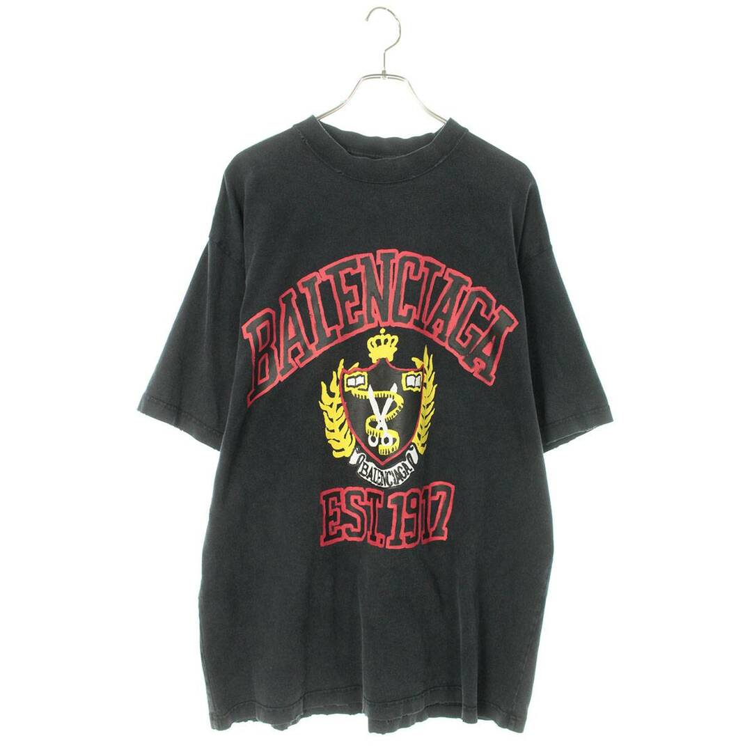 BALENCIAGA バレンシアガ　カレッジロゴオーバーサイズTシャツ