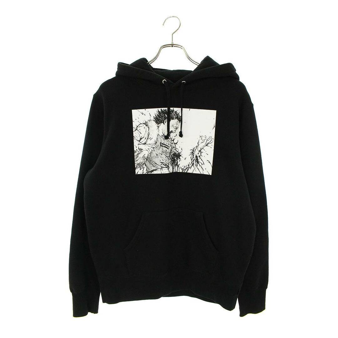 シュプリーム  17AW  Patches Hooded Sweatshirt アキラパッチワークプルオーバーパーカー メンズ S