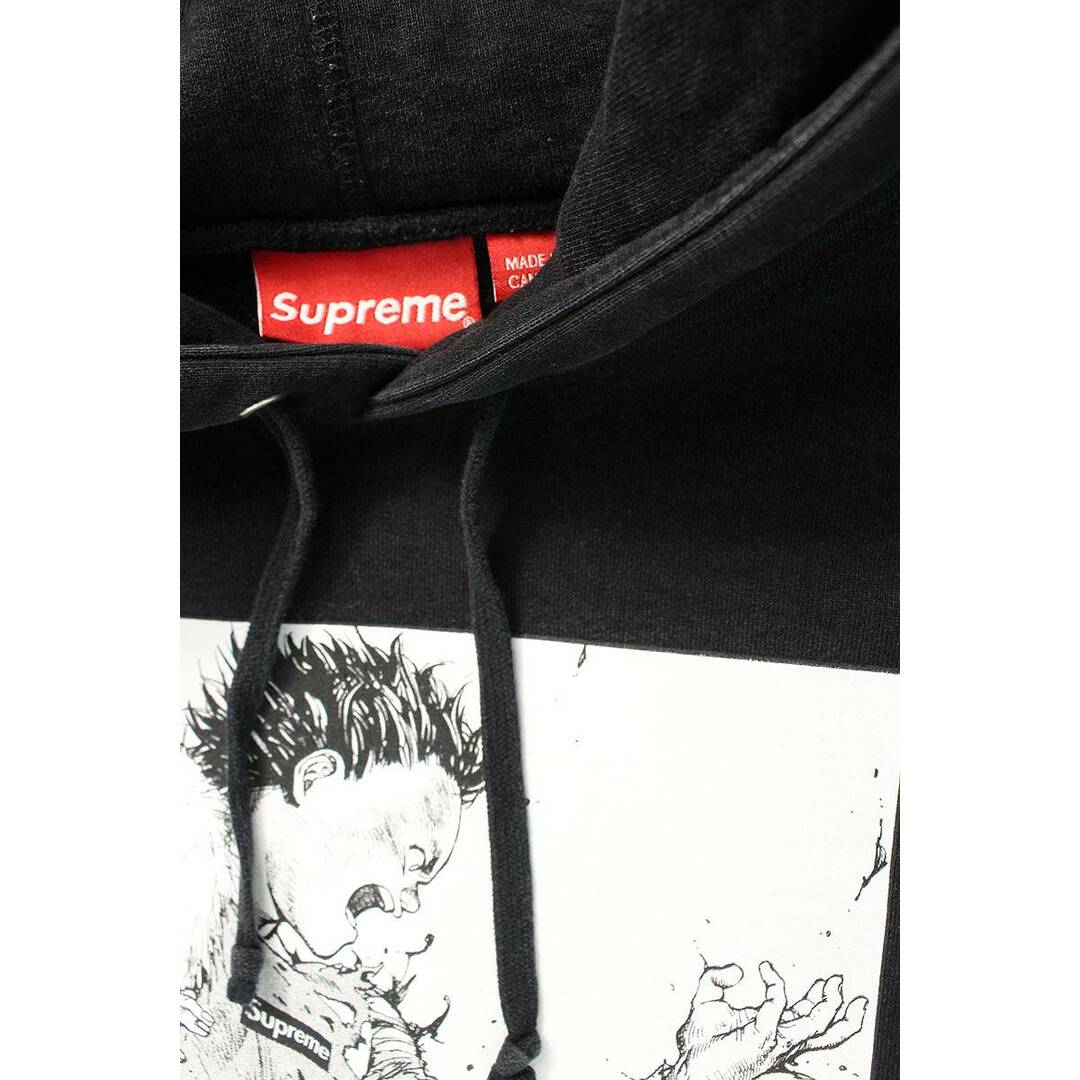 Supreme 17aw Akira arm hooded バーガンディパーカー