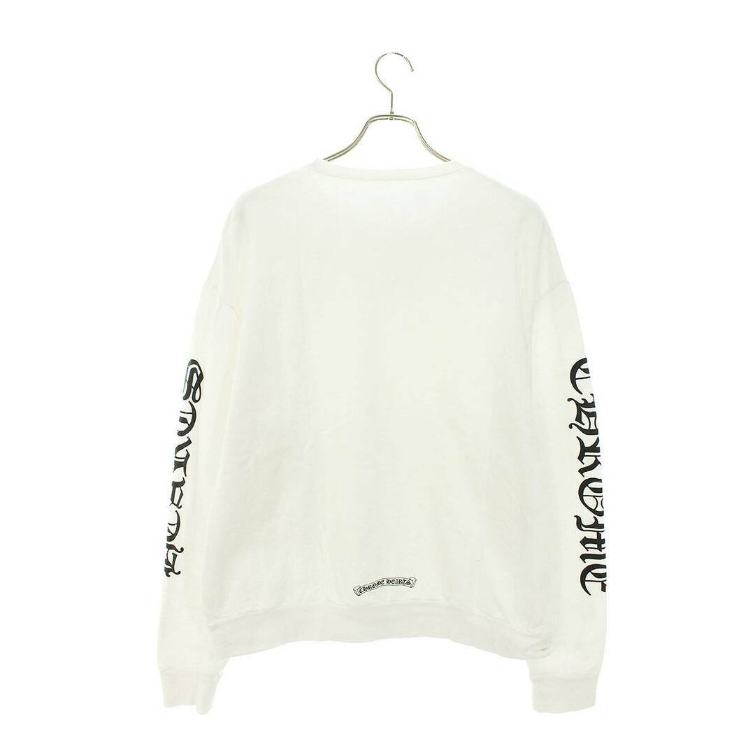 クロムハーツ  SWTSHRT PLVRスウェット ネックロゴクルーネックオーバーサイズスウェット メンズ L