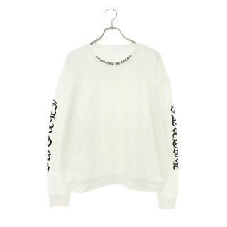 クロムハーツ  SWTSHRT PLVRスウェット ネックロゴクルーネックオーバーサイズスウェット メンズ L