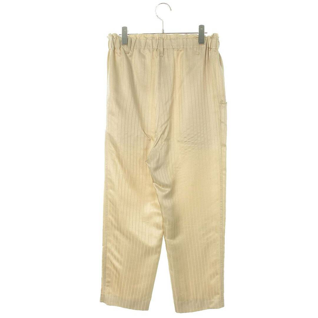 サンローランパリ 23SS 717376 Y2G54 ストライプシルクロングパンツ