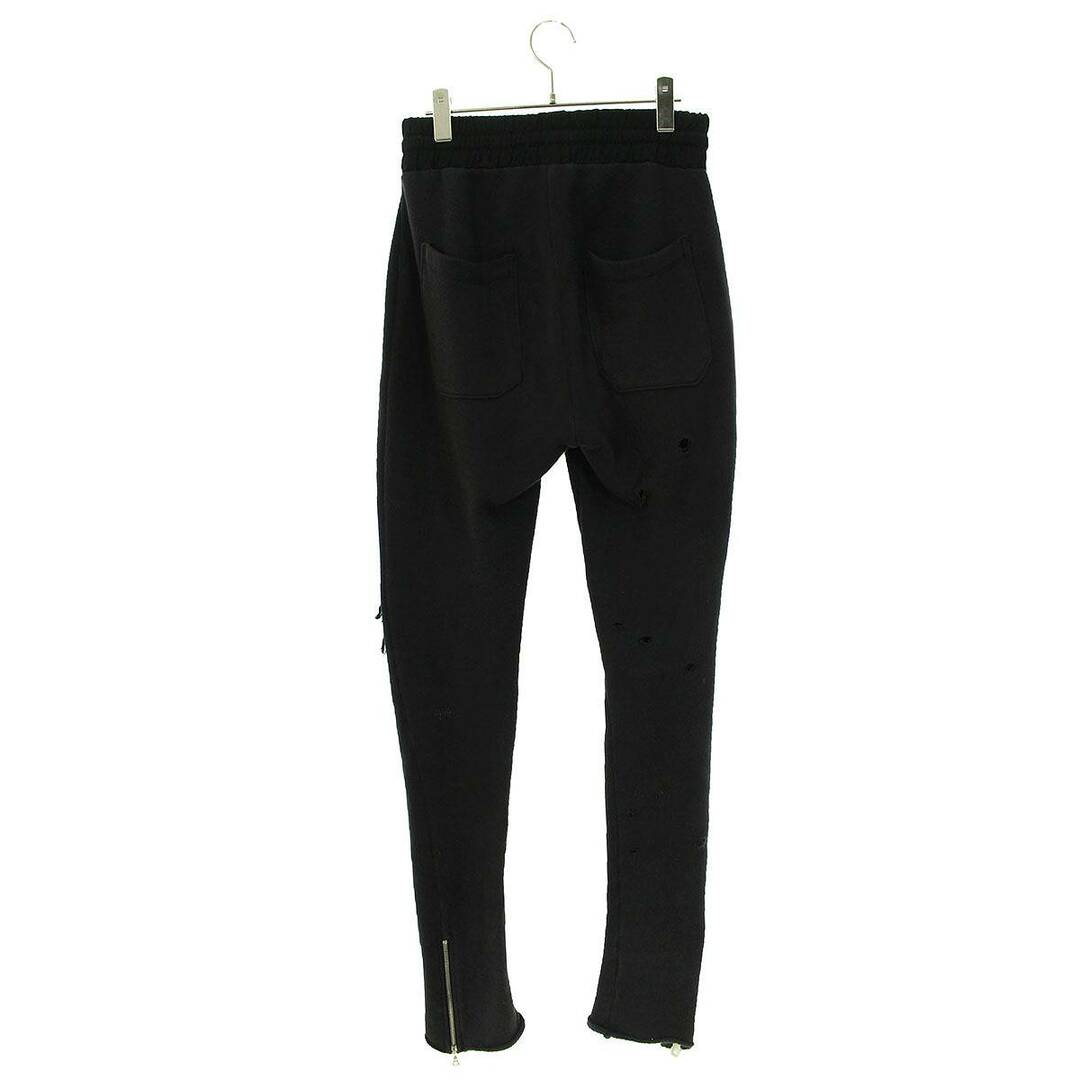 アミリ  MX1 Sweat Pants 裾ジップダメージ加工スウェットロングパンツ メンズ XS