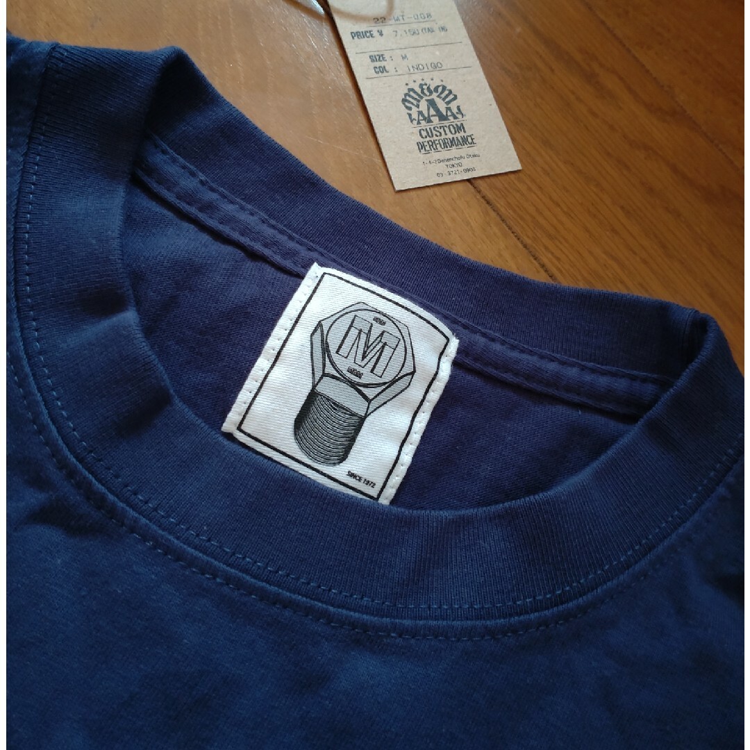 M&M(エムアンドエム)のМ＆М　CustomPerformance　Tシャツ　М　indigo メンズのトップス(Tシャツ/カットソー(半袖/袖なし))の商品写真