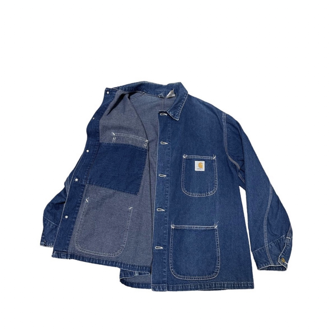 carhartt(カーハート)の90's カーハート 米国製　カバーオール　デニム　ジャケット　Carhartt メンズのジャケット/アウター(カバーオール)の商品写真