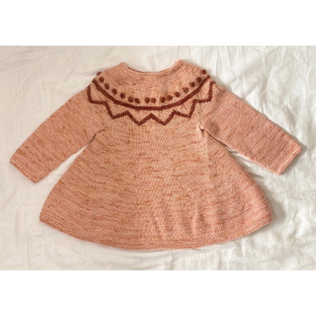 misha&puff zigzag tunic dress 2-3y - ニット