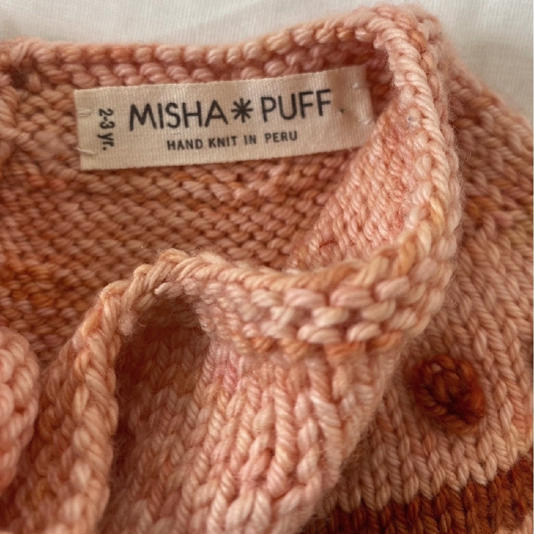 misha&puff zigzag tunic dress 2-3y - ニット
