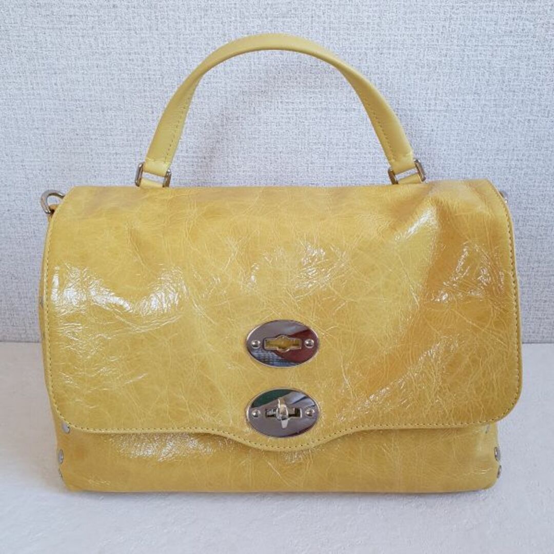 【新品・未使用】ZANELLATO ポスティーナハンドバッグ 　yellow