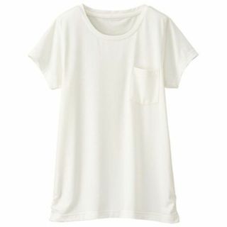 ジーラ(GeeRA)の【新品タグ付き】GeeRa ジーラ 裾ギャザー美ライン 半袖クルーネックＴシャツ(Tシャツ(半袖/袖なし))