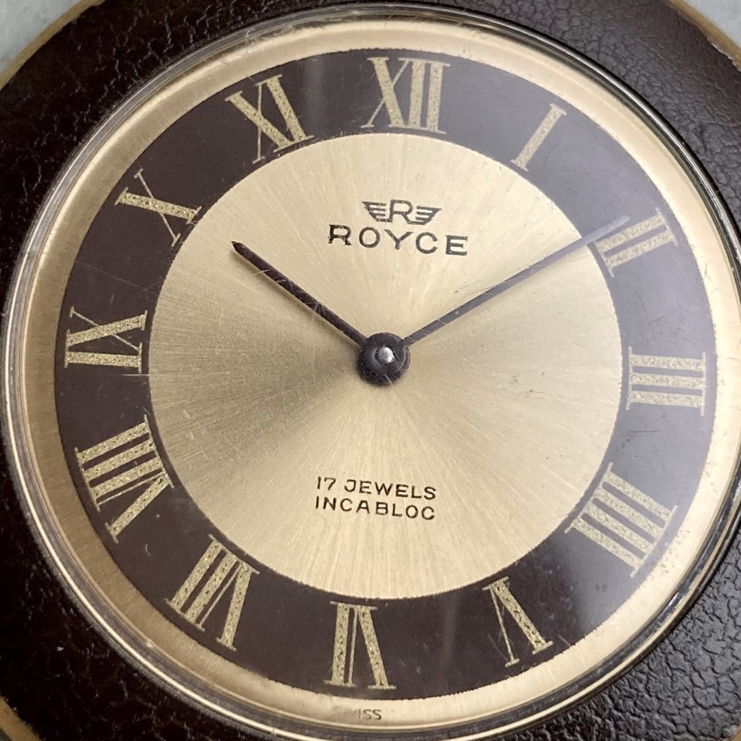 【動作良好】ロイス ROYCE アンティーク 懐中時計 手巻き スイス