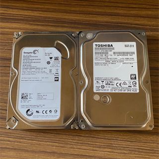 トウシバ(東芝)のHDD  TOSHIBA 1TB  Seagate 500GB(PCパーツ)