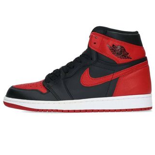 ナイキ(NIKE)のナイキ  2016  AIR JORDAN 1 RETRO HIGH OG BANNED 555088-001 エアジョーダン1レトロハイオージーバンドスニーカー メンズ 28cm(スニーカー)