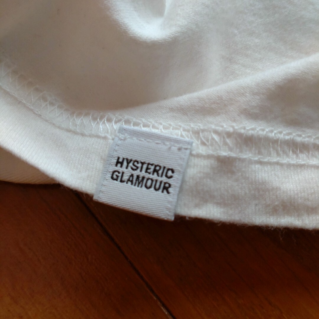 HYSTERIC GLAMOUR(ヒステリックグラマー)のHYSTERIC GLAMOUR　Tシャツ　М　白 メンズのトップス(Tシャツ/カットソー(半袖/袖なし))の商品写真