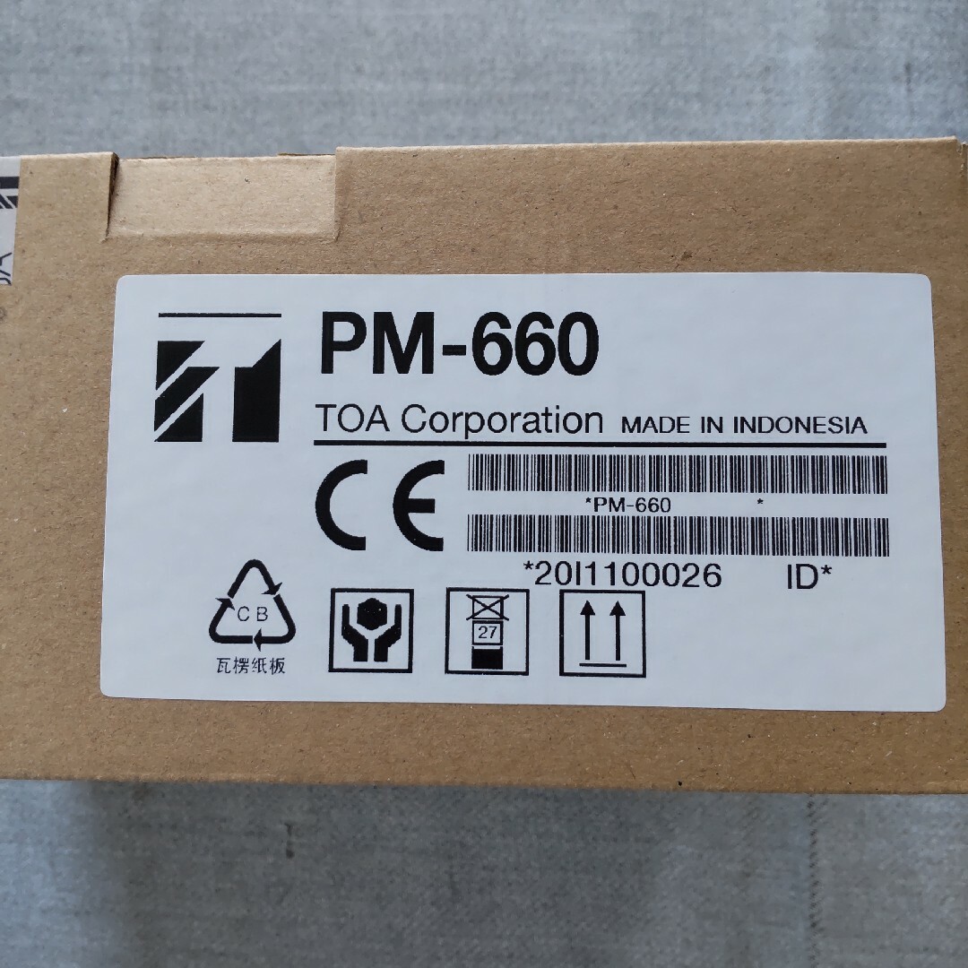 TOA PM-660 卓上型マイク　未使用品