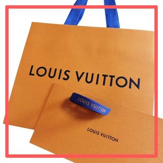 ルイヴィトン(LOUIS VUITTON)の美品／ルイ・ヴィトン／高級感あふれるメッセージカード＆リボン＆ショッパーセット(ショップ袋)