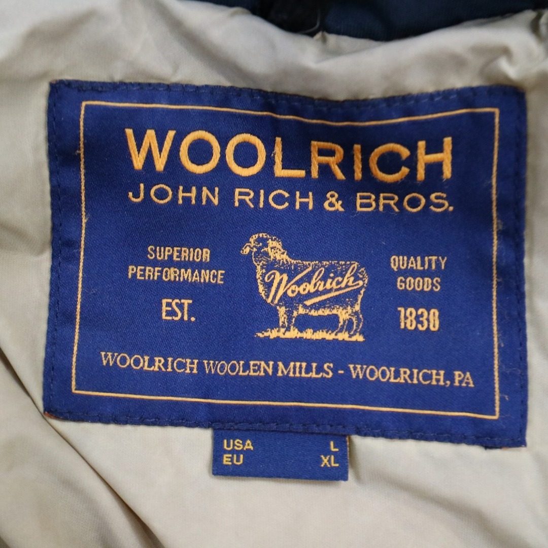 WOOLRICH ウールリッチ アークティックパーカー ダウンジャケット アウトドア アウター 防寒 登山 ネイビー (メンズ L)   O1399