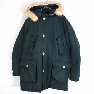 ウールリッチ(WOOLRICH)のWOOLRICH ウールリッチ アークティックパーカー ダウンジャケット アウトドア アウター 防寒 登山 ネイビー (メンズ L) 中古 古着 O1399(スタジャン)