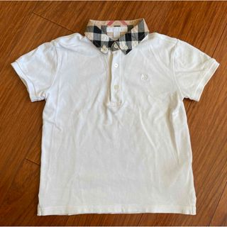 バーバリー(BURBERRY)の虹ママ様専用　　美品⭐︎バーバリー  ポロシャツ　白　6Y(Tシャツ/カットソー)