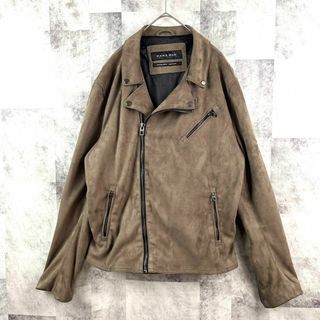 ZARA - 美品 ZARA ザラ フェイクスエードレザー ダブルライダース