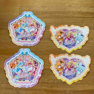 ナムコ限定♡『映画プリキュア オールスターズF』ホロステッカー　4枚(その他)