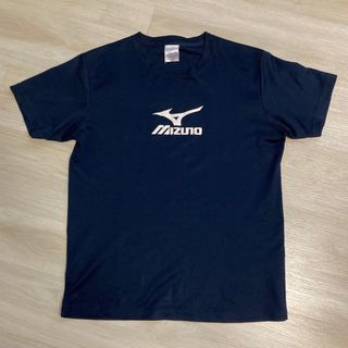 ミズノ(MIZUNO)のMIZUNO メンズ半袖シャツ　Mサイズ　ネイビー(Tシャツ/カットソー(半袖/袖なし))