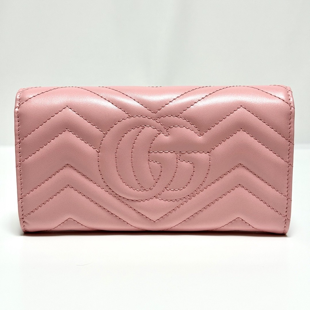 Gucci - グッチ GGマーモント コンチネンタル ロング フラップ ...