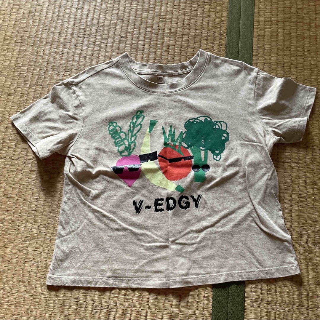 GAP(ギャップ)のGAP、新品未使用、ベージュ キッズ/ベビー/マタニティのキッズ服女の子用(90cm~)(Tシャツ/カットソー)の商品写真