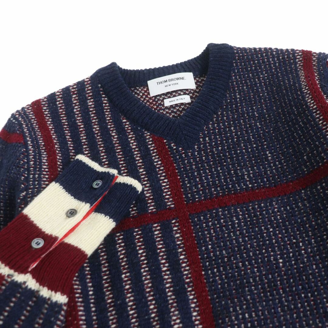 THOM BROWNE - 極美品□THOM BROWNE/トムブラウン MKA319A 織柄 シェル