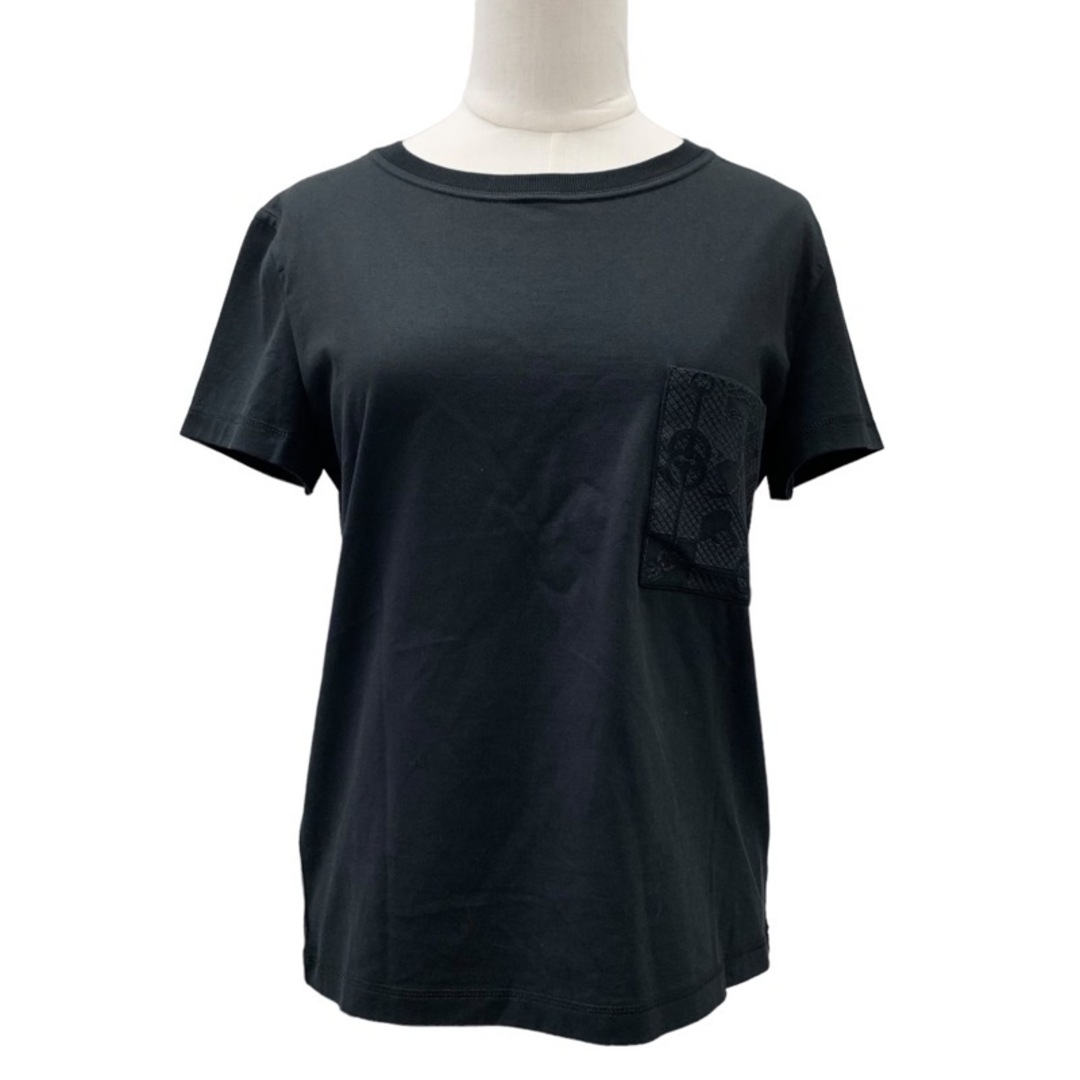 Hermes(エルメス)のエルメス HERMES トップス コットン ブラック 未使用  Tシャツ レディースのトップス(Tシャツ(半袖/袖なし))の商品写真