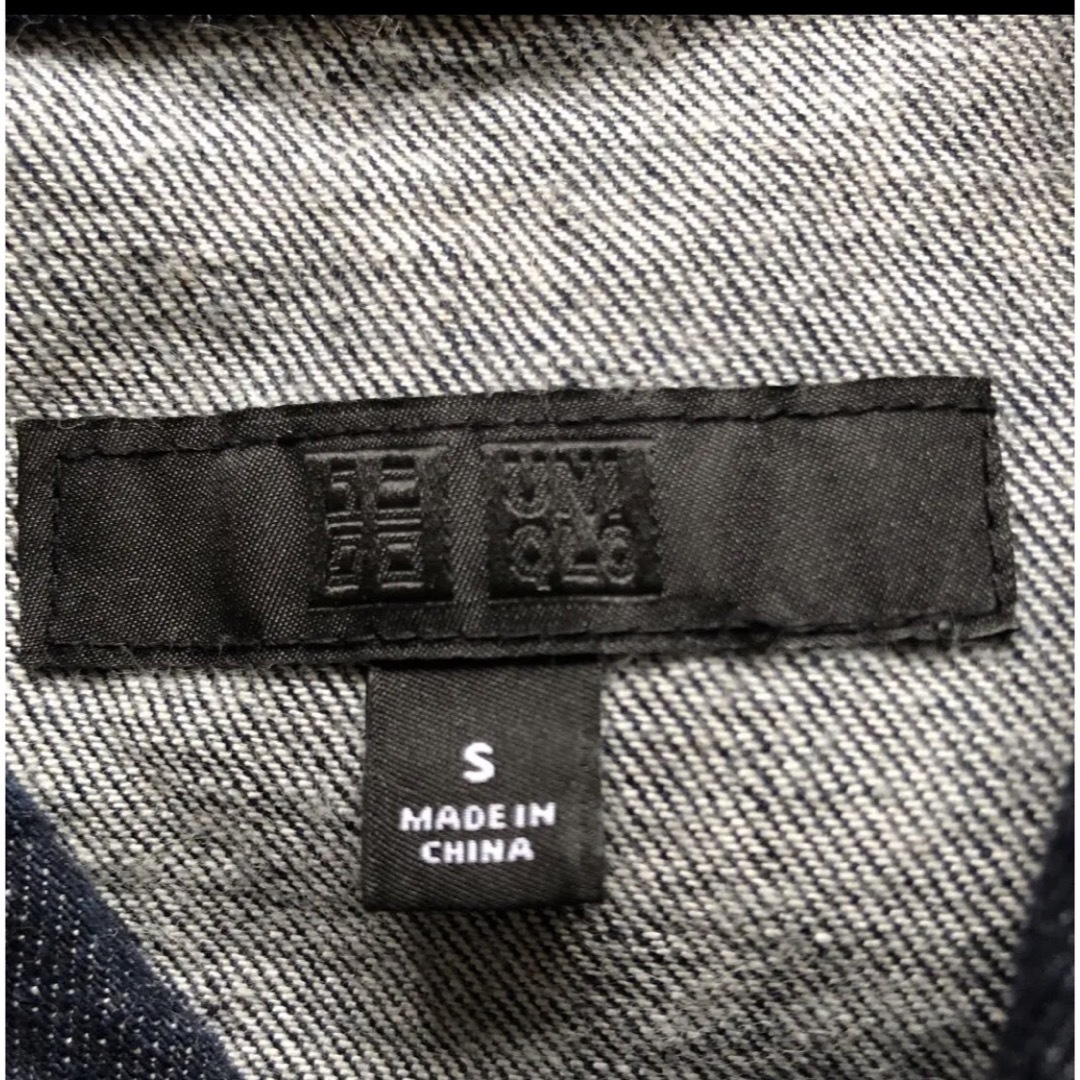 UNIQLO(ユニクロ)のUNIQLO デニムジャケット S メンズのジャケット/アウター(Gジャン/デニムジャケット)の商品写真