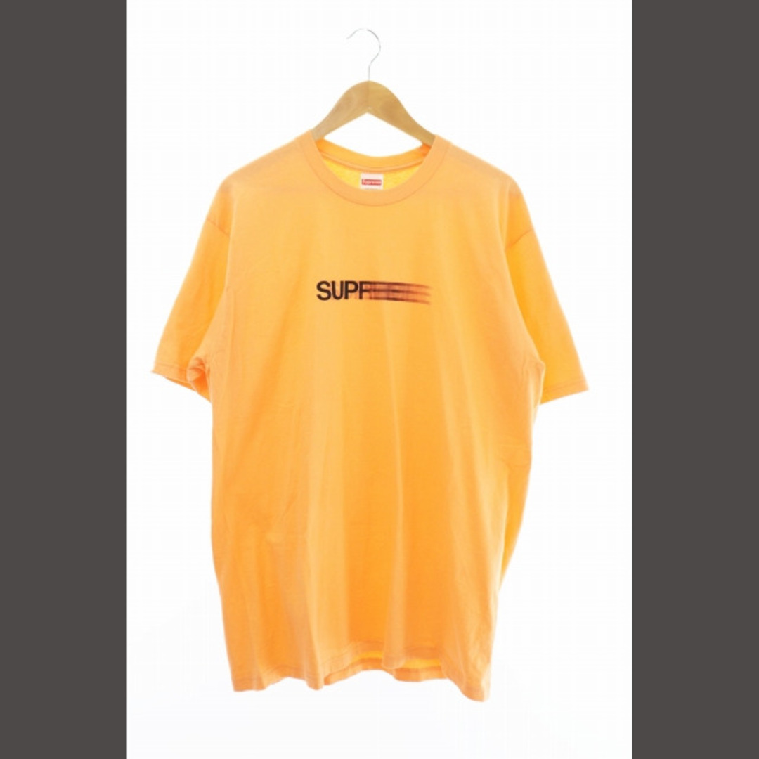 シュプリーム 23SS モーション ロゴ 半袖Tシャツ L オレンジ | フリマアプリ ラクマ