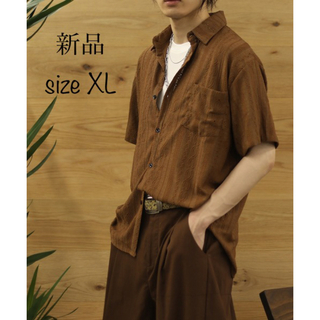 アイモハ(aimoha)の値下げ不可　レトロ透かし彫り　レースビッグシルエット半袖シャツ(シャツ)