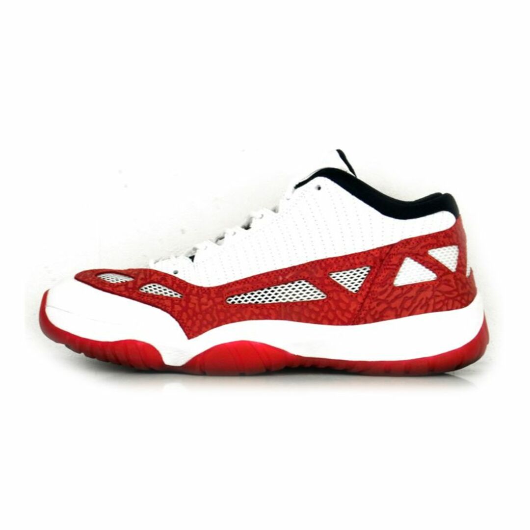 ナイキ NIKE ■ 【 AIR JORDAN 11 RETRO LOW IE WHITE GYM RED 919712 101 】 エア ジョーダン 11 レトロ ロー ホワイト ジム レッド スニーカー