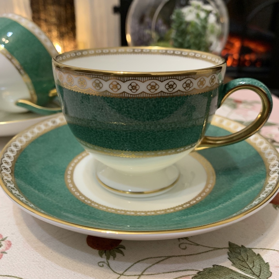 WEDGWOOD - 希少 ウェッジウッド ユーランダー パウダー グリーン リー