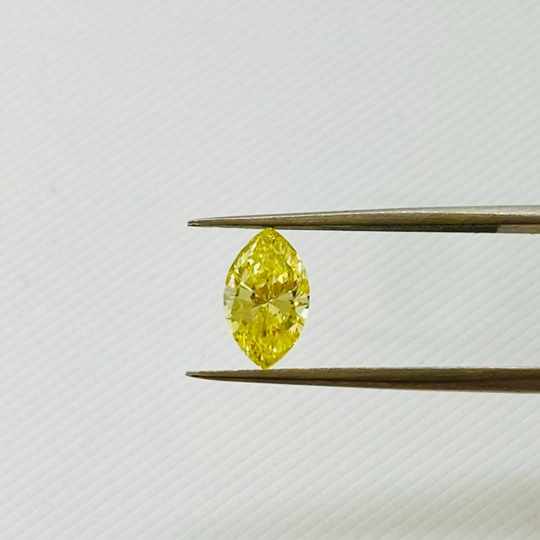 FANCY INTENSE YELLOW 0.770ct MQ/RT2312 レディースのアクセサリー(その他)の商品写真