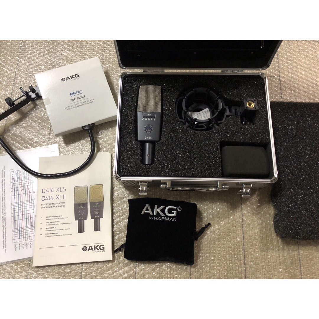 【美品】 C414 XLS コンデンサーマイク AKG