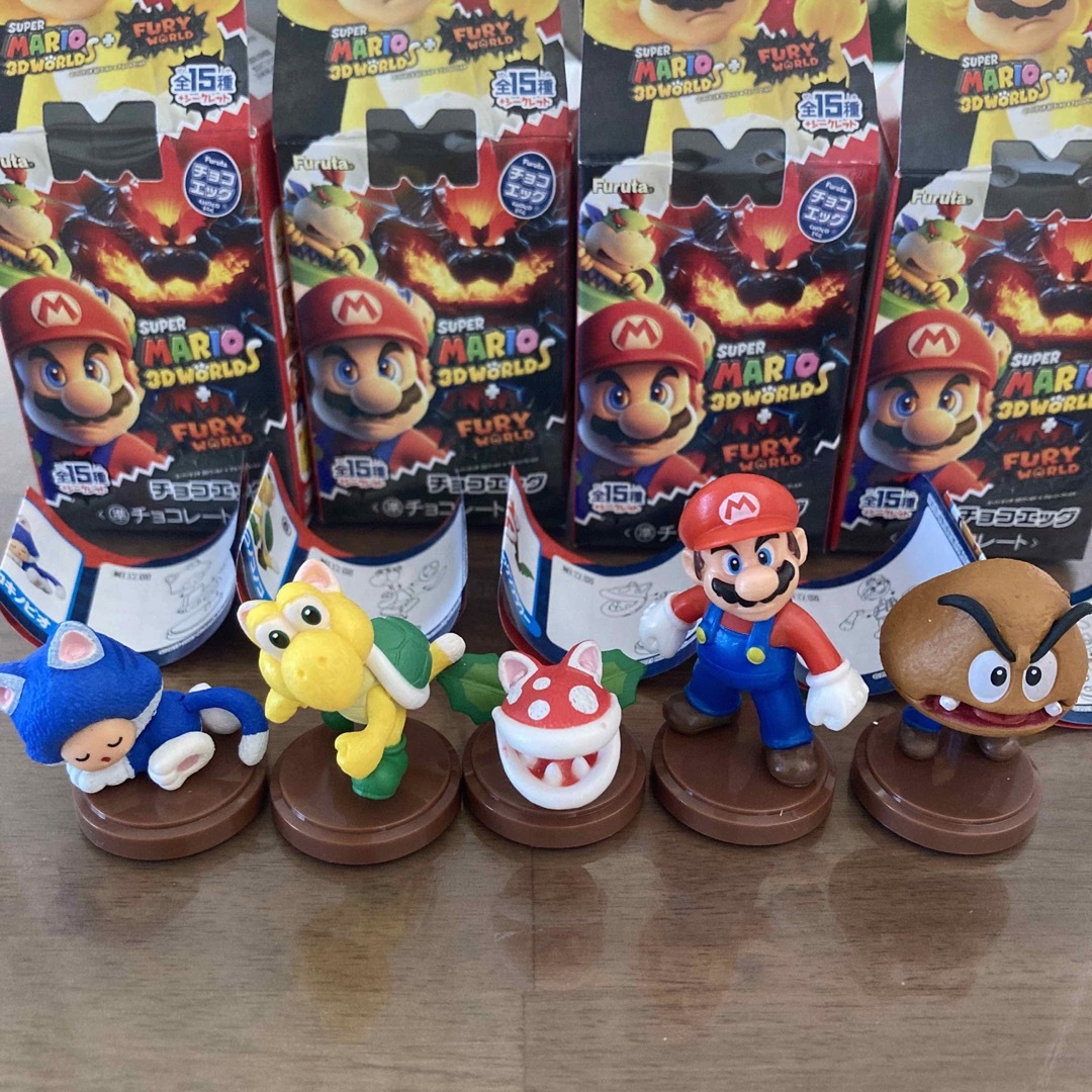 フルタ製菓 - スーパーマリオ 3D WORLD チョコエッグ 5点セット フルタ製菓 - スーパーマリオ 3D WORLD チョコエッグ 5点セット