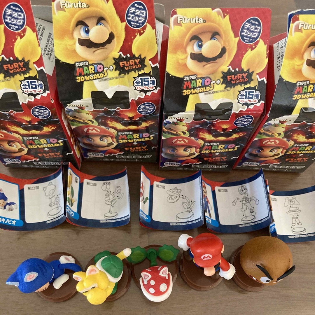 フルタ製菓 - スーパーマリオ 3D WORLD チョコエッグ 5点セット フルタ製菓 - スーパーマリオ 3D WORLD チョコエッグ 5点セット