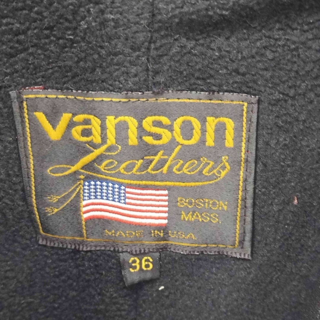 VANSON(バンソン) USA製 TALONジップ シングル ライナー付き