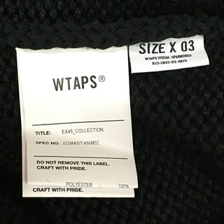 22aw WTAPS ARMT/SWEATER/POLY. クロスボーン