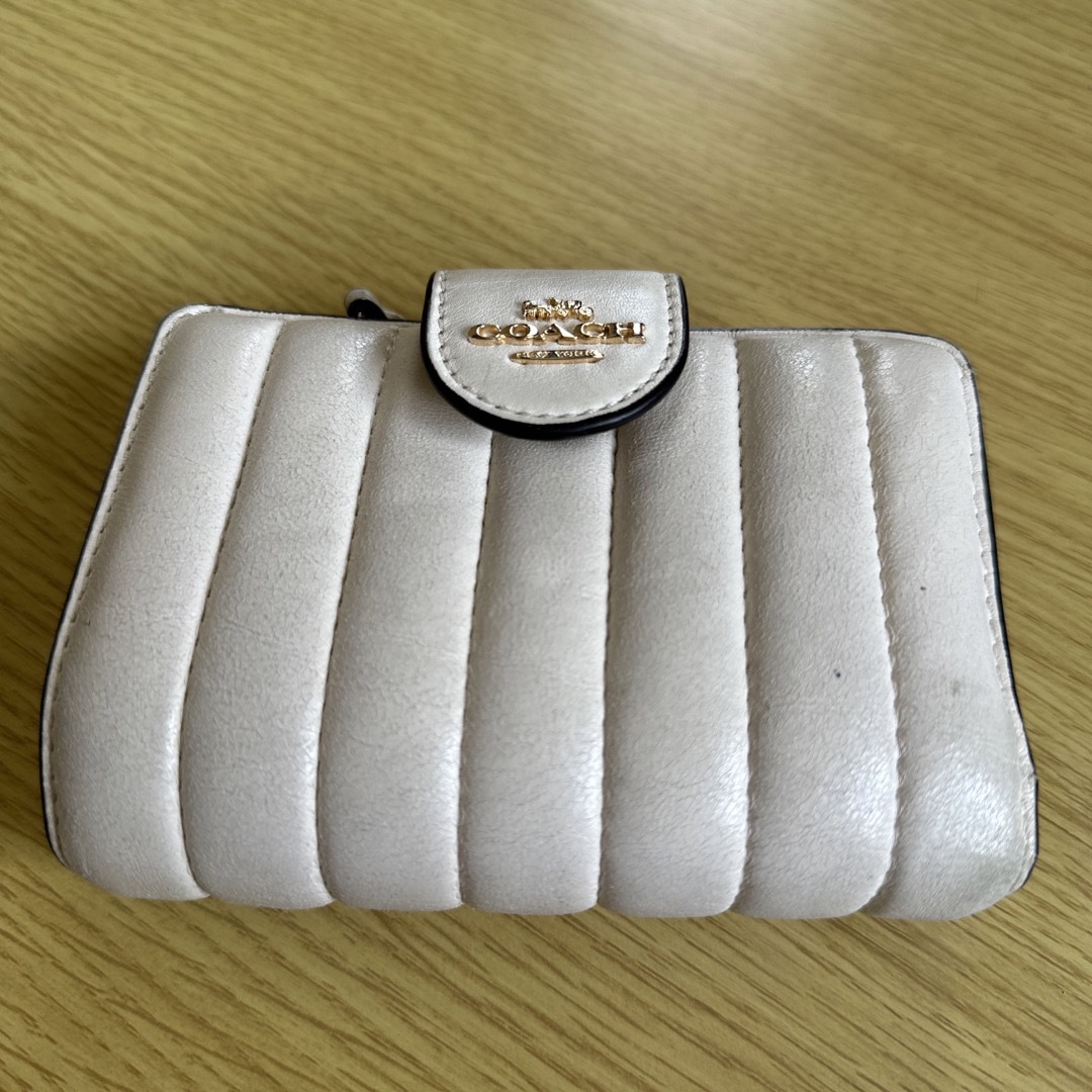 COACH 新品 ホワイト 長財布 レディース コーチ 小物 白 財布 J06