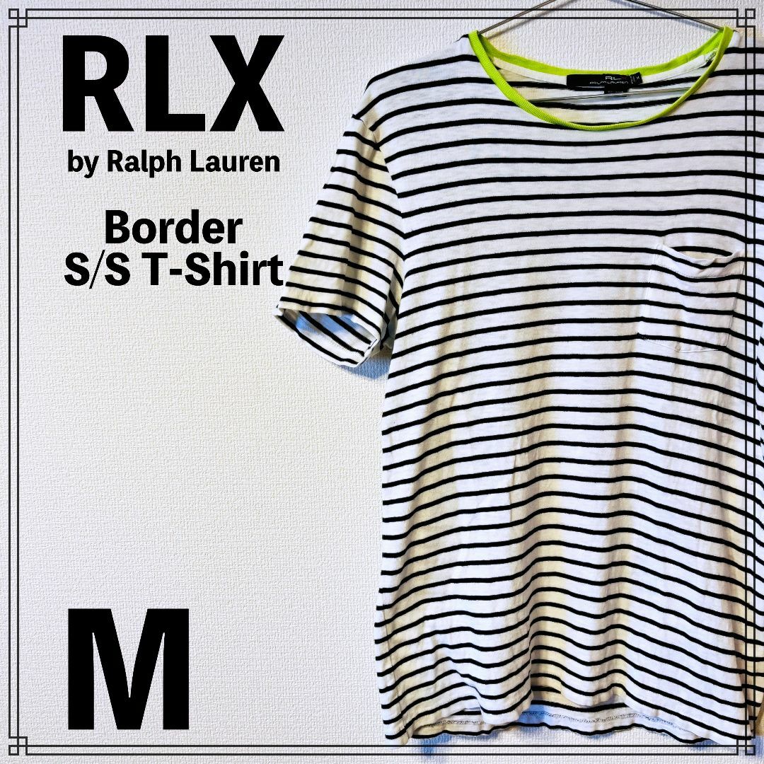 RLX（RalphLauren）(アールエルエックス)のRLX by Ralph Lauren Border S/S T-Shirt M メンズのトップス(Tシャツ/カットソー(半袖/袖なし))の商品写真