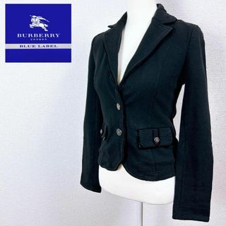 バーバリーブルーレーベルＢＵＲＢＥＲＲＹ高級人気ブランドロゴ入アウタージャケット